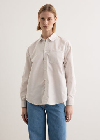 Sophia Button Down Logo Shirt