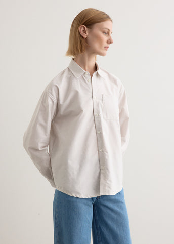 Sophia Button Down Logo Shirt
