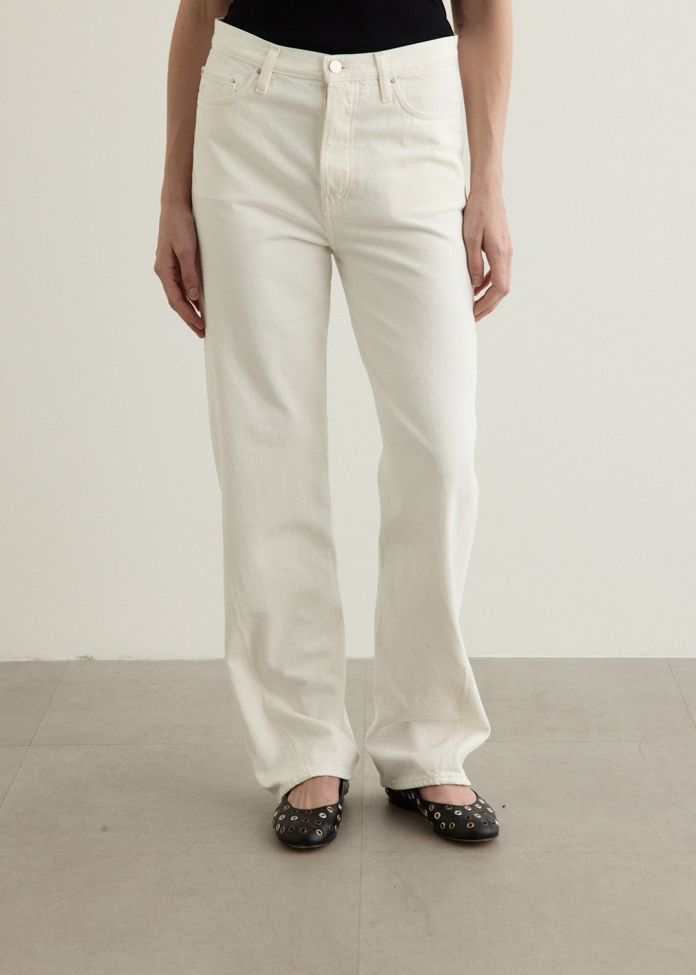 Twisted Seam Denim Jeans