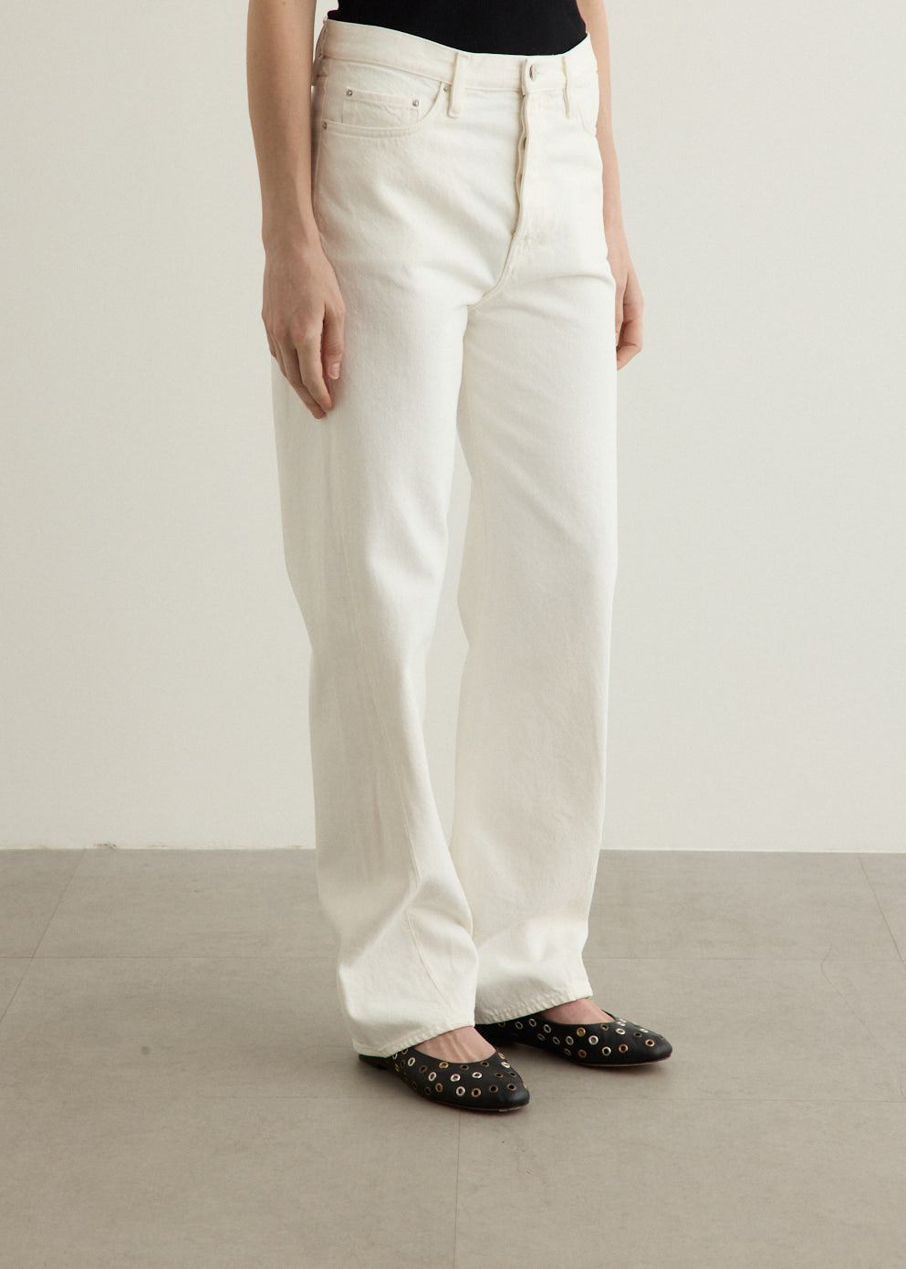 Twisted Seam Denim Jeans