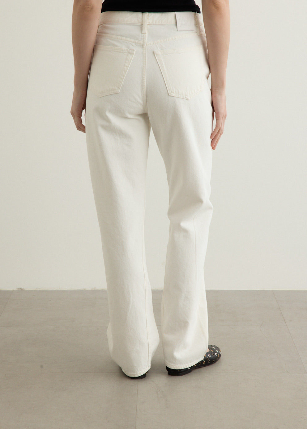 Twisted Seam Denim Jeans