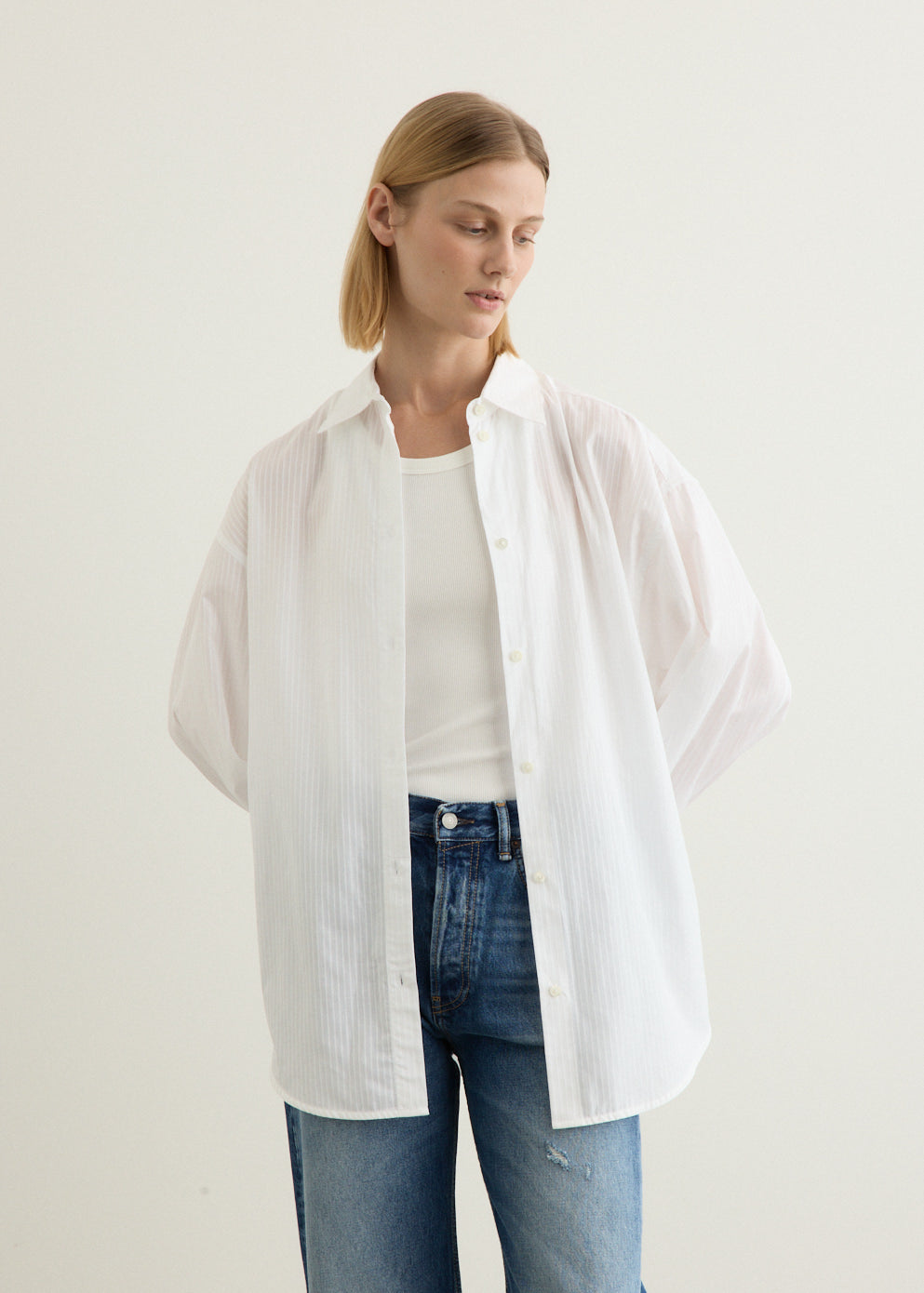 Oversized Striped Shirt