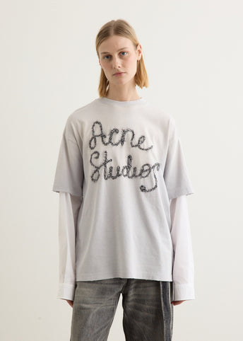 Tinsel Logo Double Sleeve T-Shirt