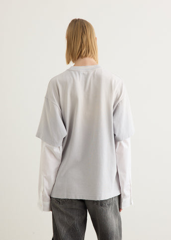 Tinsel Logo Double Sleeve T-Shirt
