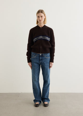 Penalti Zip Cardigan