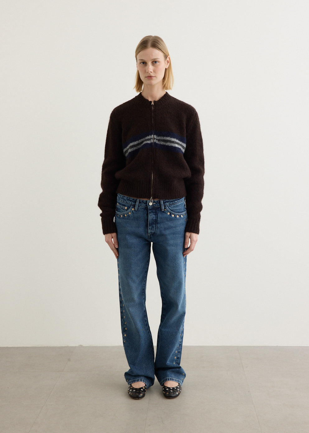 Penalti Zip Cardigan