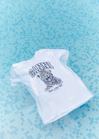 Basic Jersey Leopard Relaxed T-Shirt
