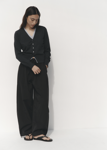 Sorbonne Contrast Knit Cardigan