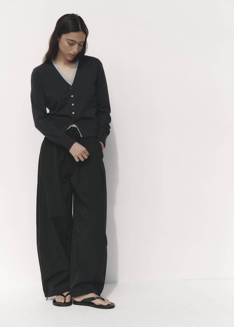 Sorbonne Contrast Knit Cardigan