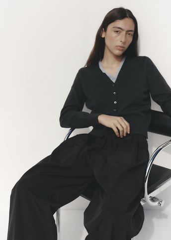 Sorbonne Contrast Knit Cardigan