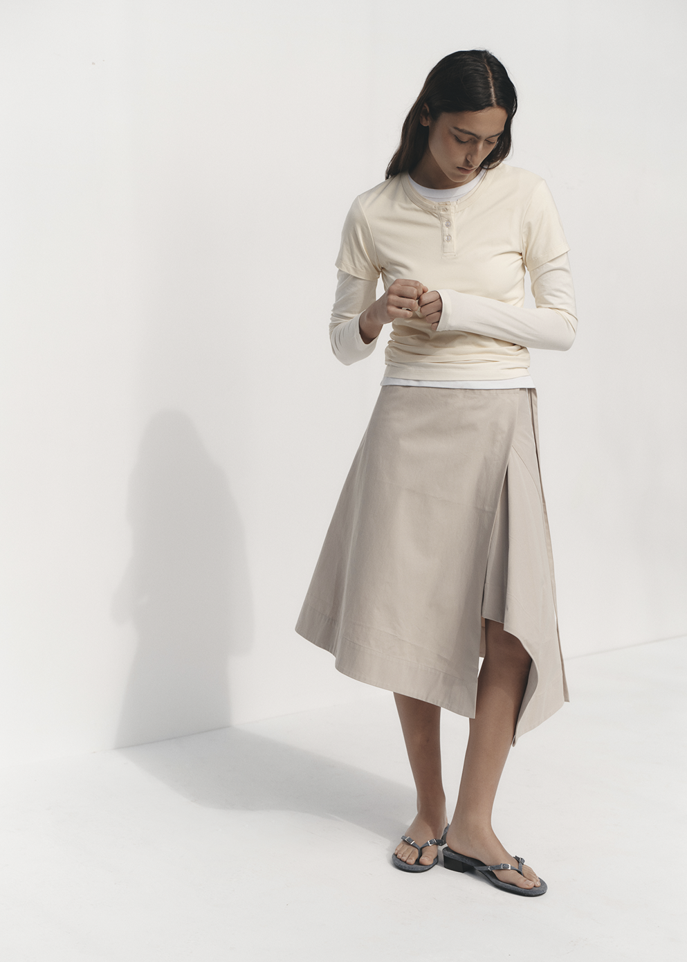 Kerchief Wrap Skirt