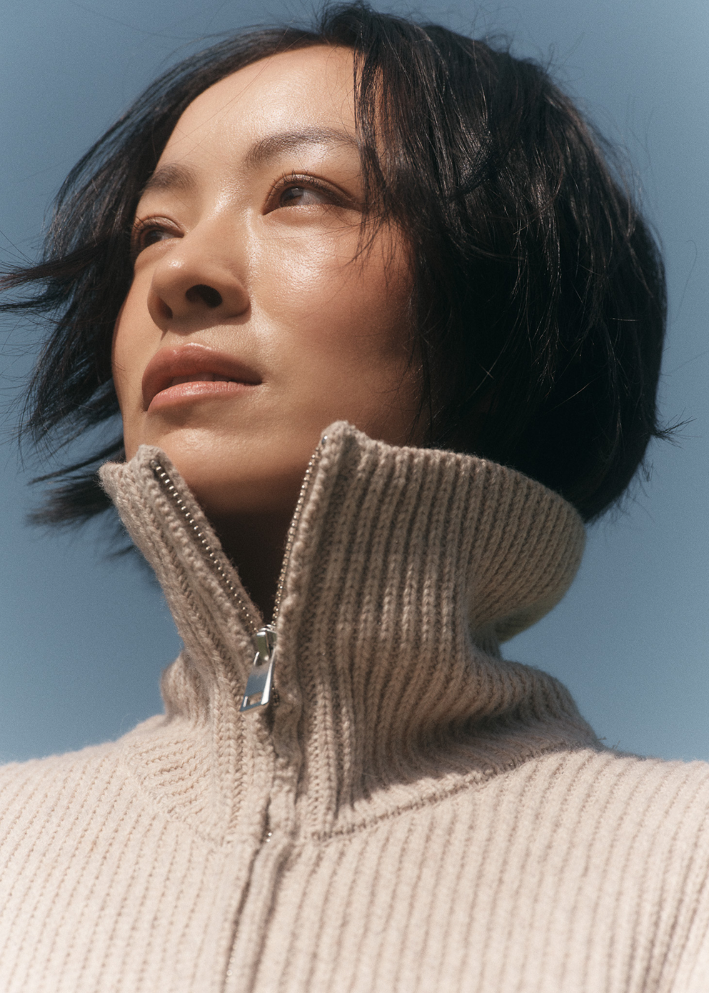 Hope Chunky Zip Knit