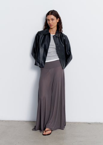 Fluid Jersey Skirt