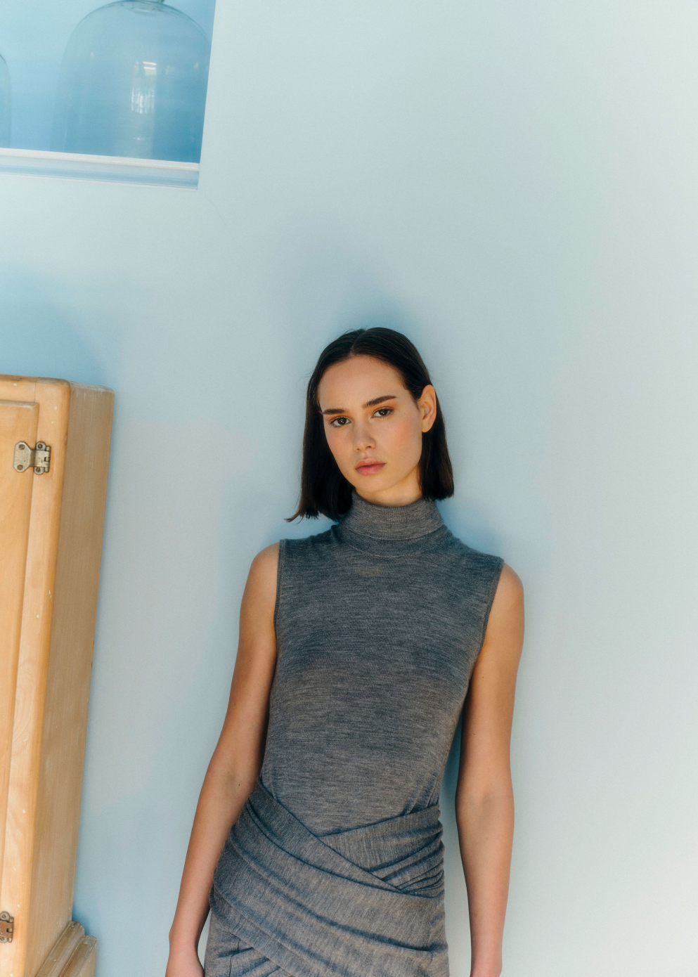 Draped Knit Dress Draped Knit Dress