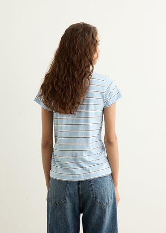 Slub Stripe T-Shirt