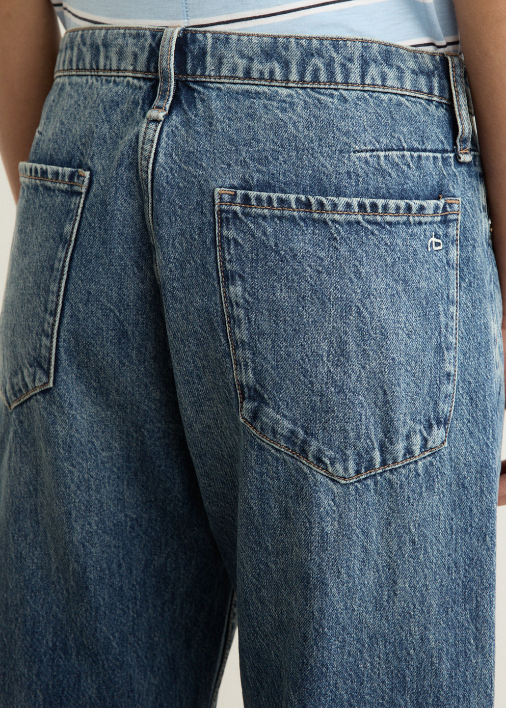 Phoebe Drawstring Wide Jeans