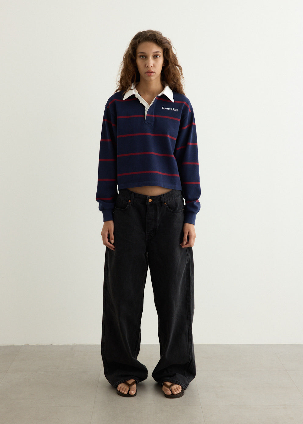 Serif Logo Rugby Polo