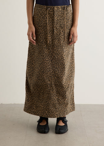 String Fatigue Skirt - Brushed Sateen