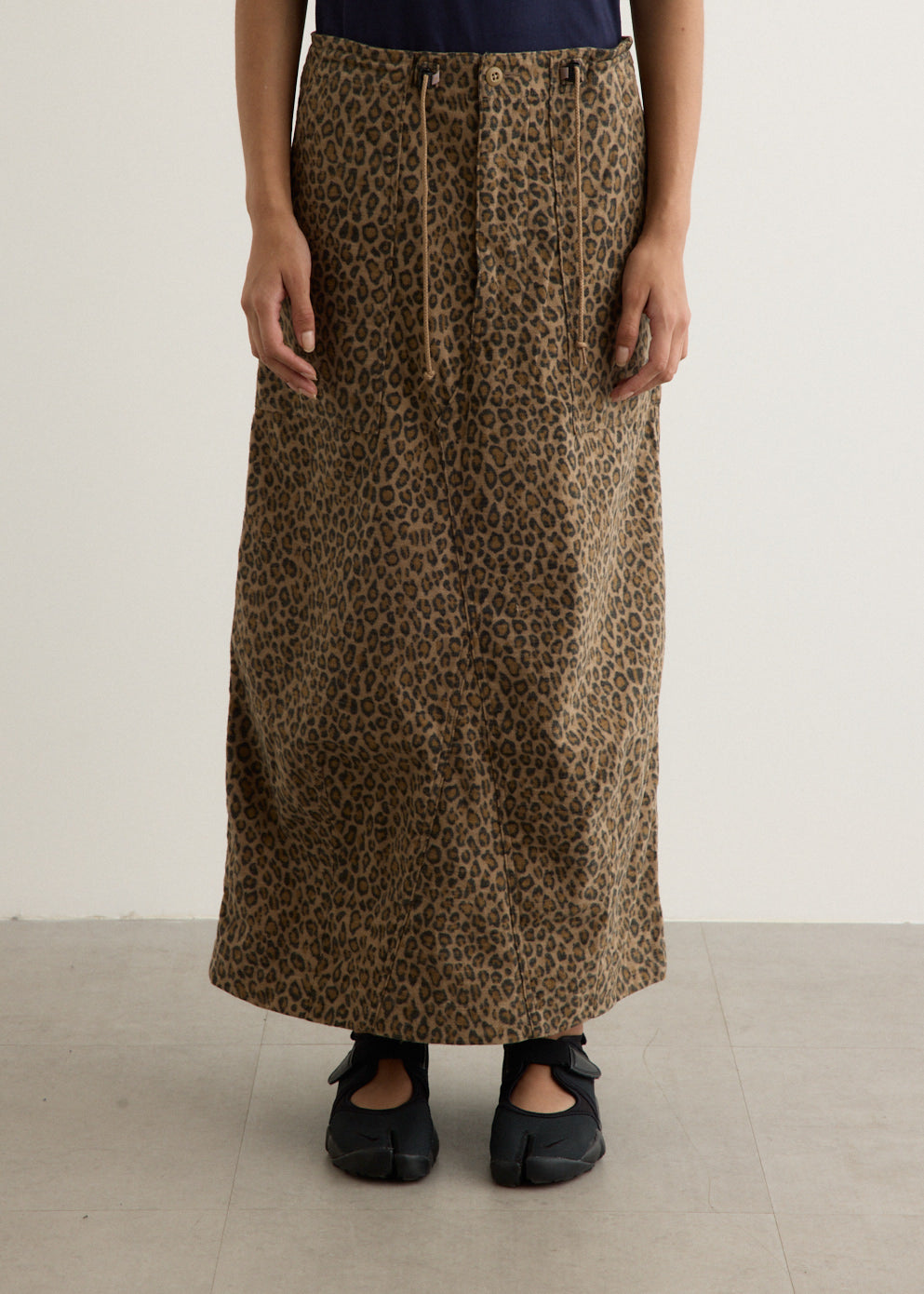 String Fatigue Skirt - Brushed Sateen