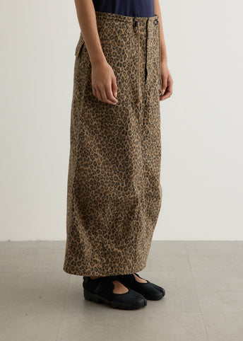 String Fatigue Skirt - Brushed Sateen