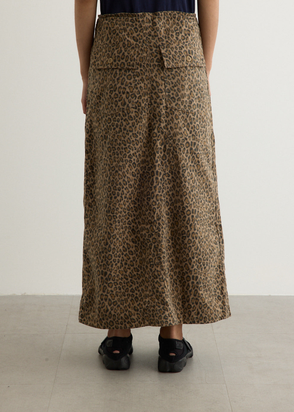 String Fatigue Skirt - Brushed Sateen
