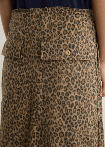 String Fatigue Skirt - Brushed Sateen
