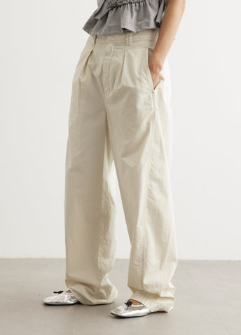 Multi-Topstitch Pants