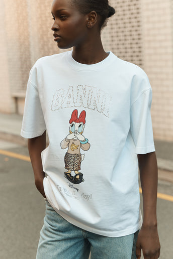 x Disney Daisy Duck Cotton Jersey Relaxed Fit Daisy Leo T-Shirt