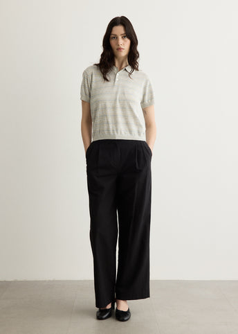 Double Pleated Chino Pants