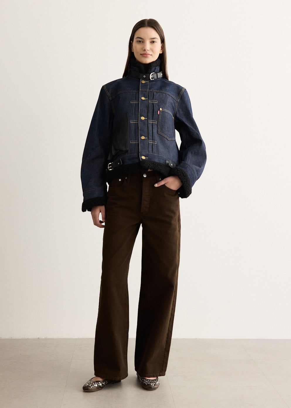 x Sacai Women's Sherpa Jacket