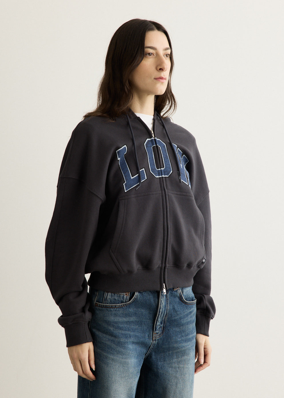 Low Soft Sweat Zip-up Hoodie
