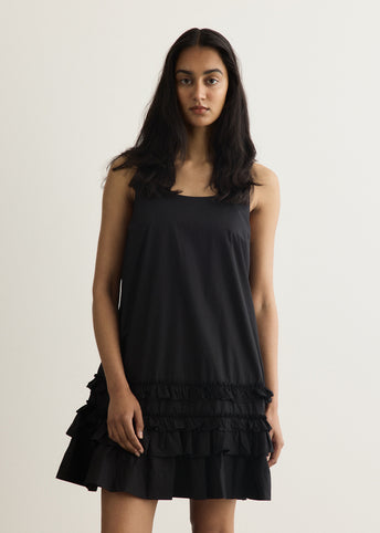 Cotton Poplin Mini Dress