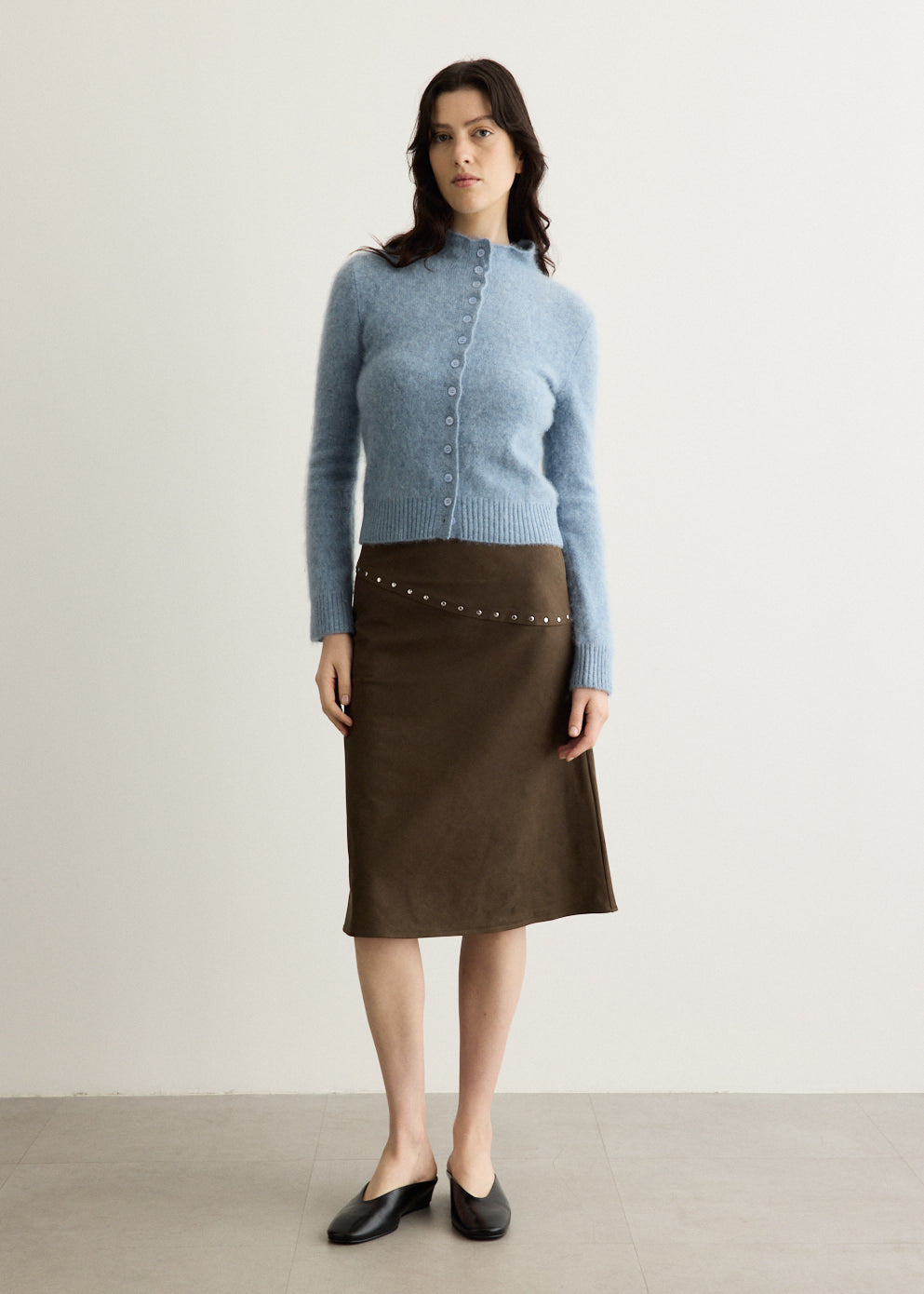 Follie Faux Suede Skirt