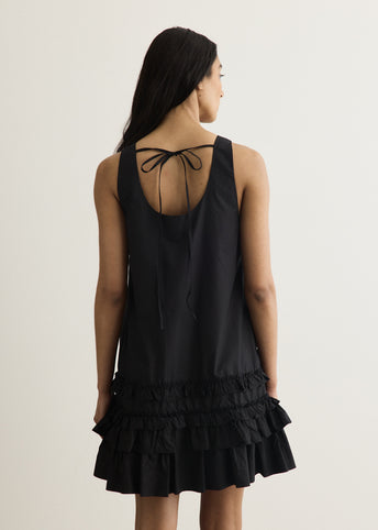 Cotton Poplin Mini Dress