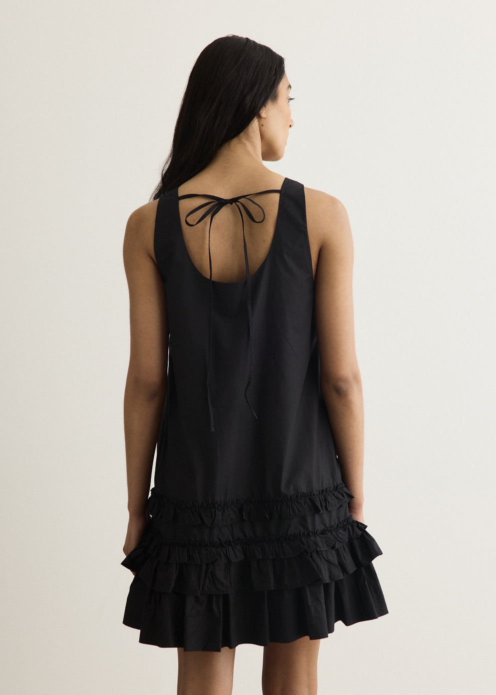 Cotton Poplin Mini Dress