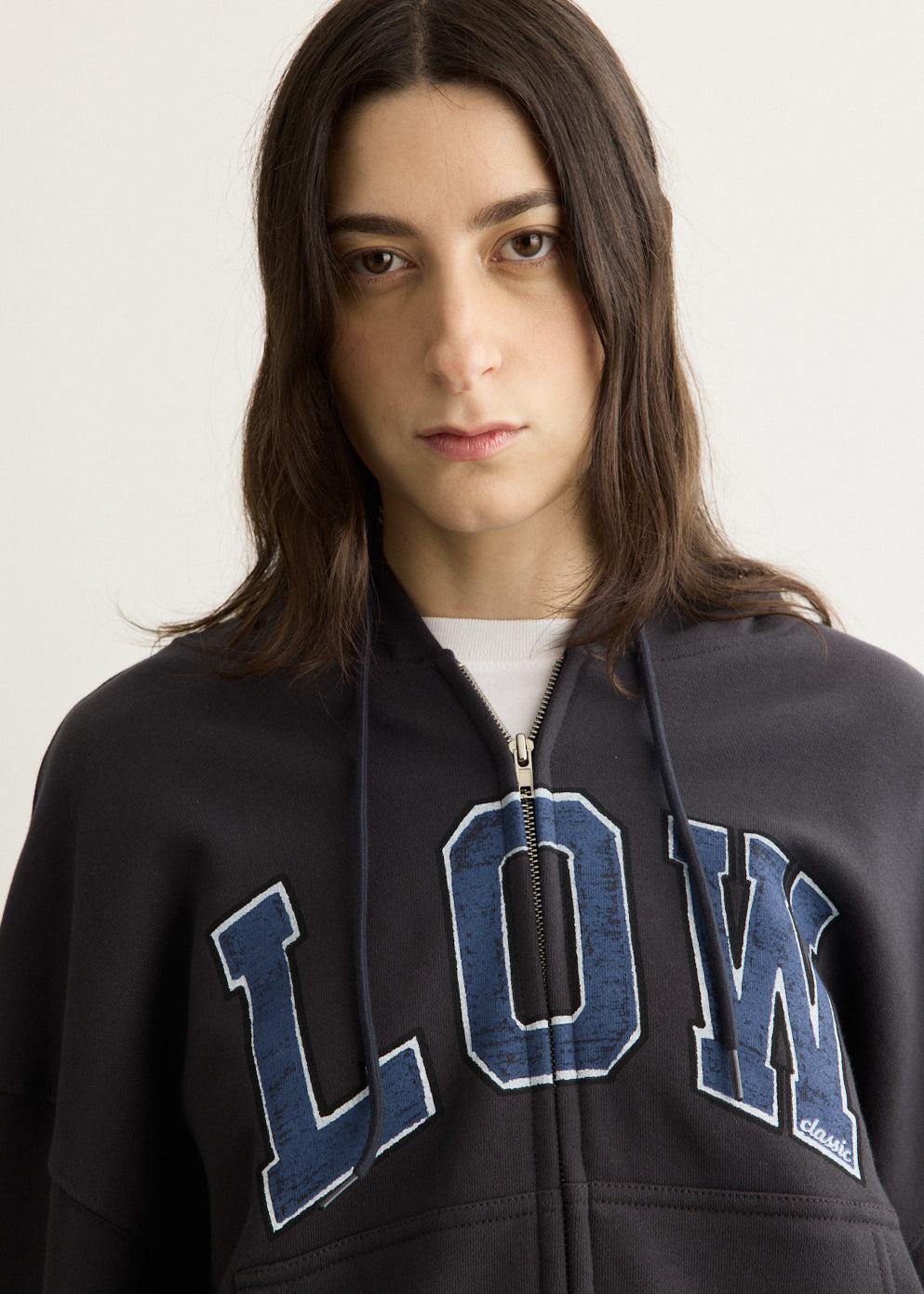 Low Soft Sweat Zip-up Hoodie