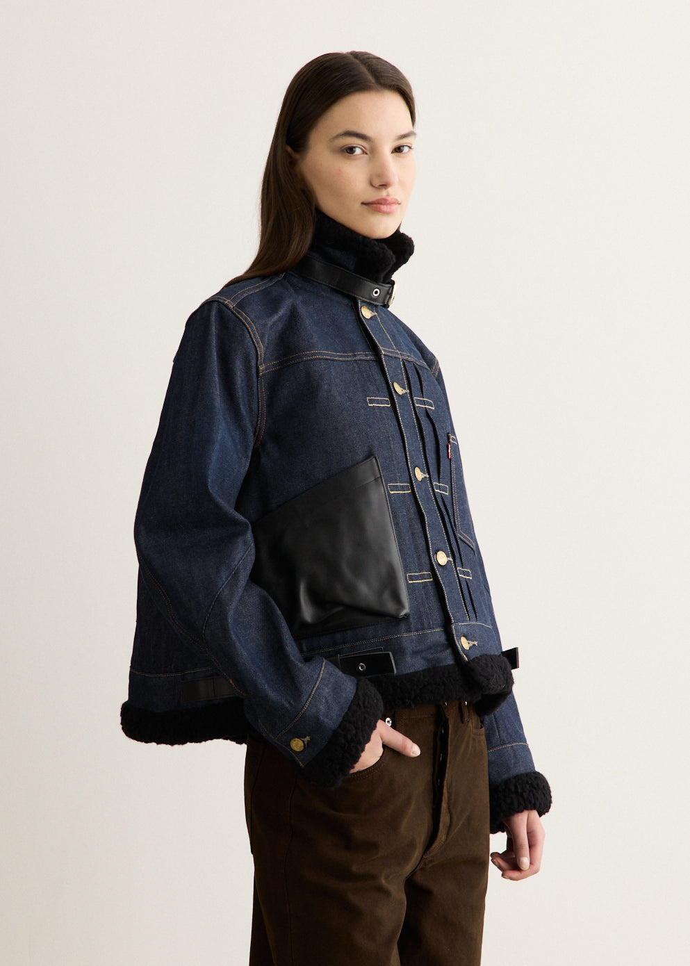 x Sacai Women's Sherpa Jacket
