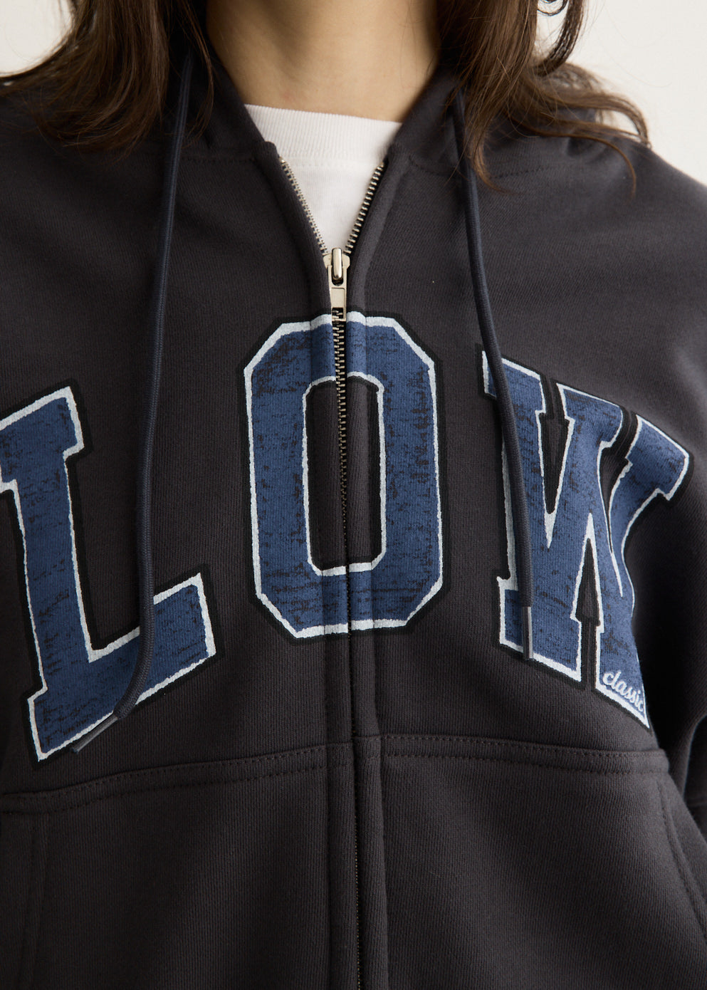 Low Soft Sweat Zip-up Hoodie