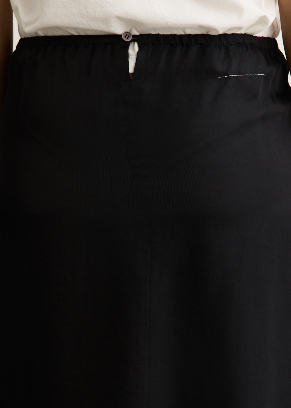 Fluid Satin Midi Skirt