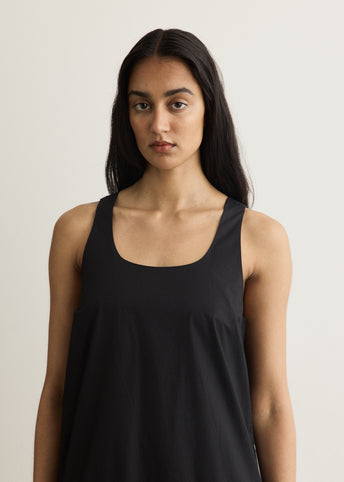 Cotton Poplin Mini Dress