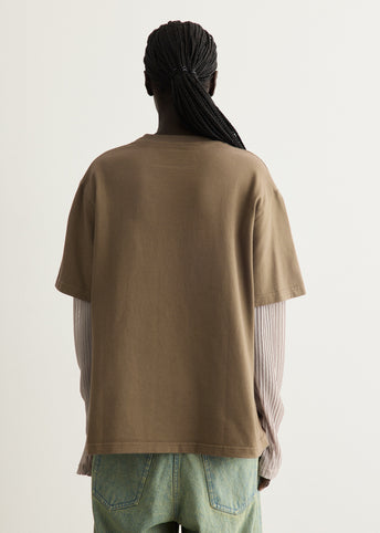 Clover Brown Double Layered T-Shirt