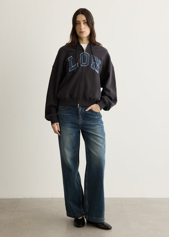 Low Soft Sweat Zip-up Hoodie