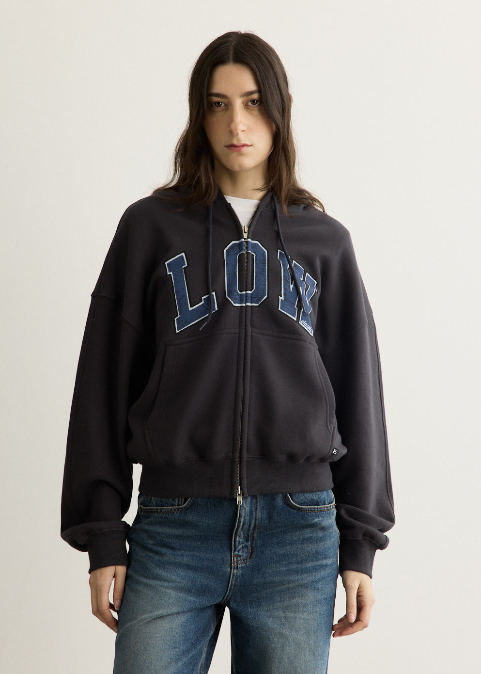 Low Soft Sweat Zip-up Hoodie