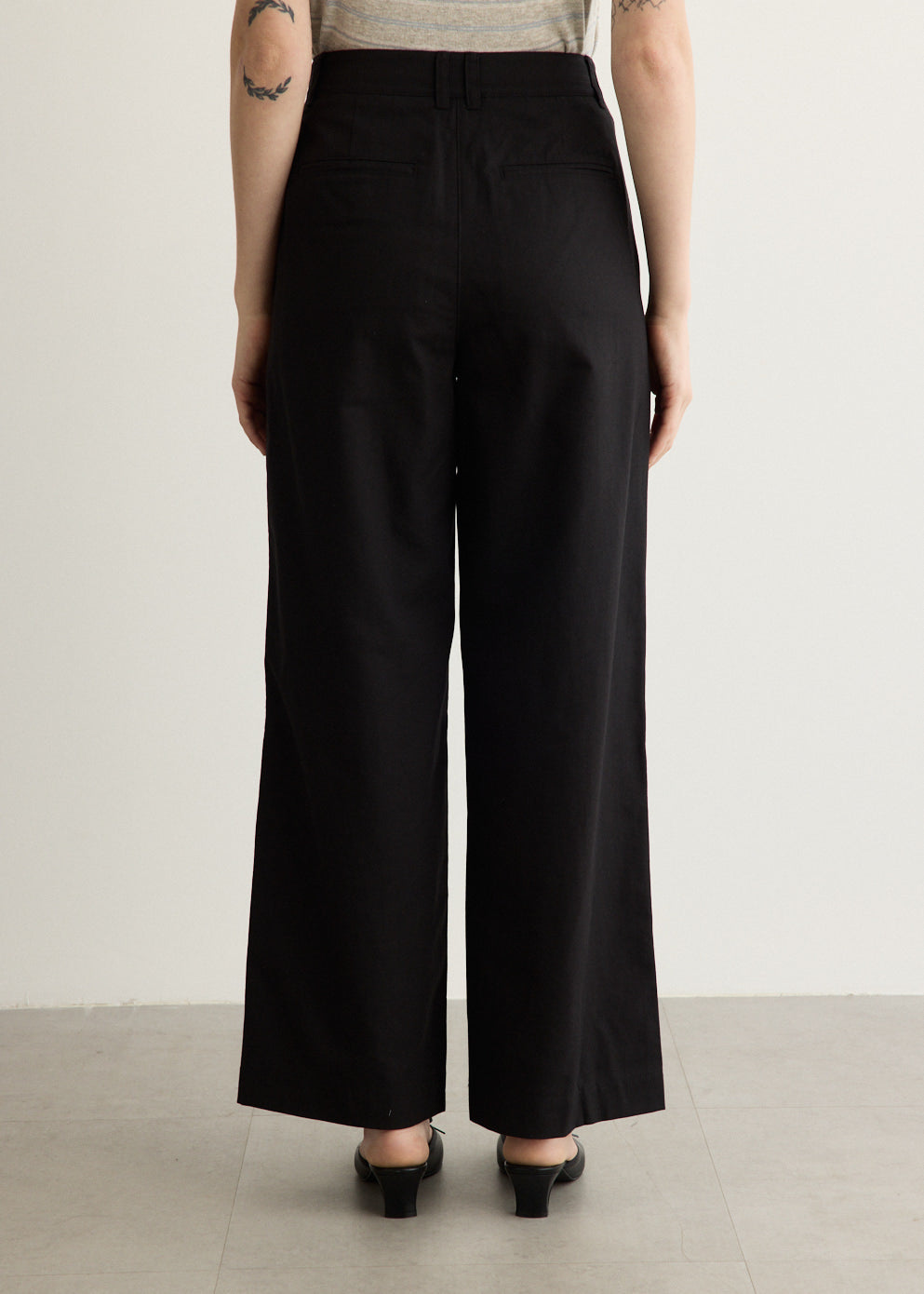 Double Pleated Chino Pants