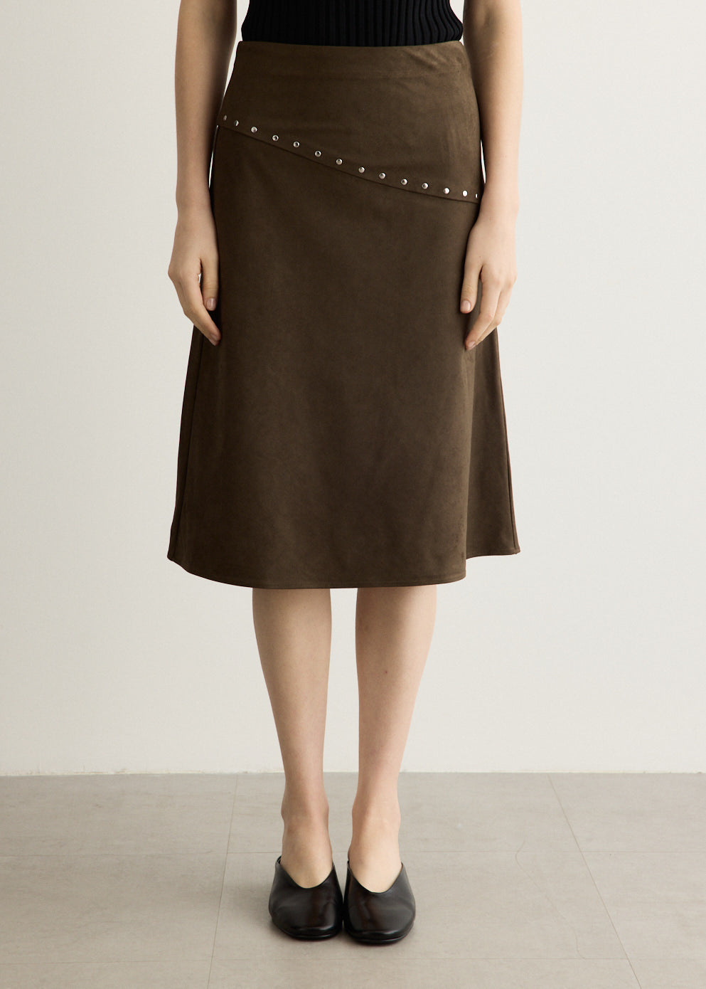 Follie Faux Suede Skirt