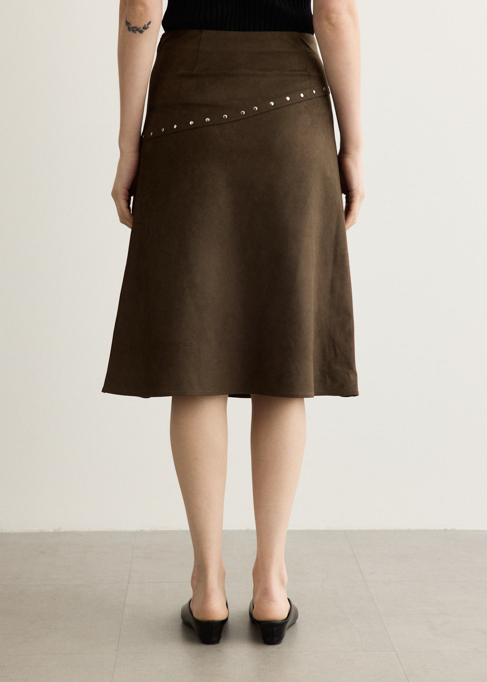 Follie Faux Suede Skirt