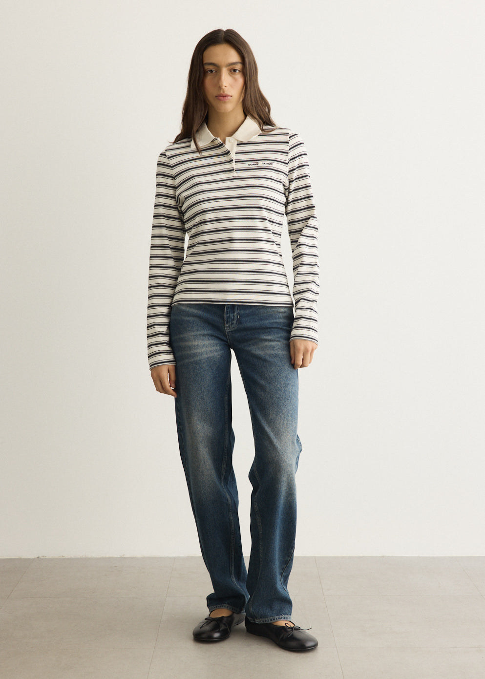 Sadonell Long Sleeve Polo