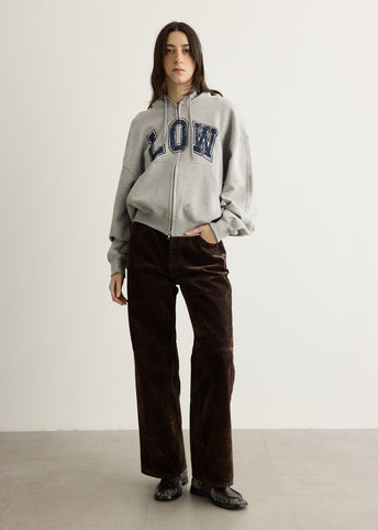 Low Soft Sweat Zip-Up Hoodie