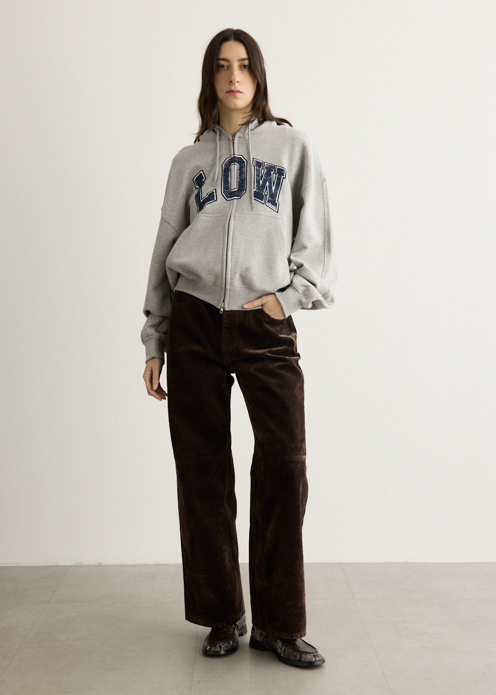 Low Soft Sweat Zip-Up Hoodie