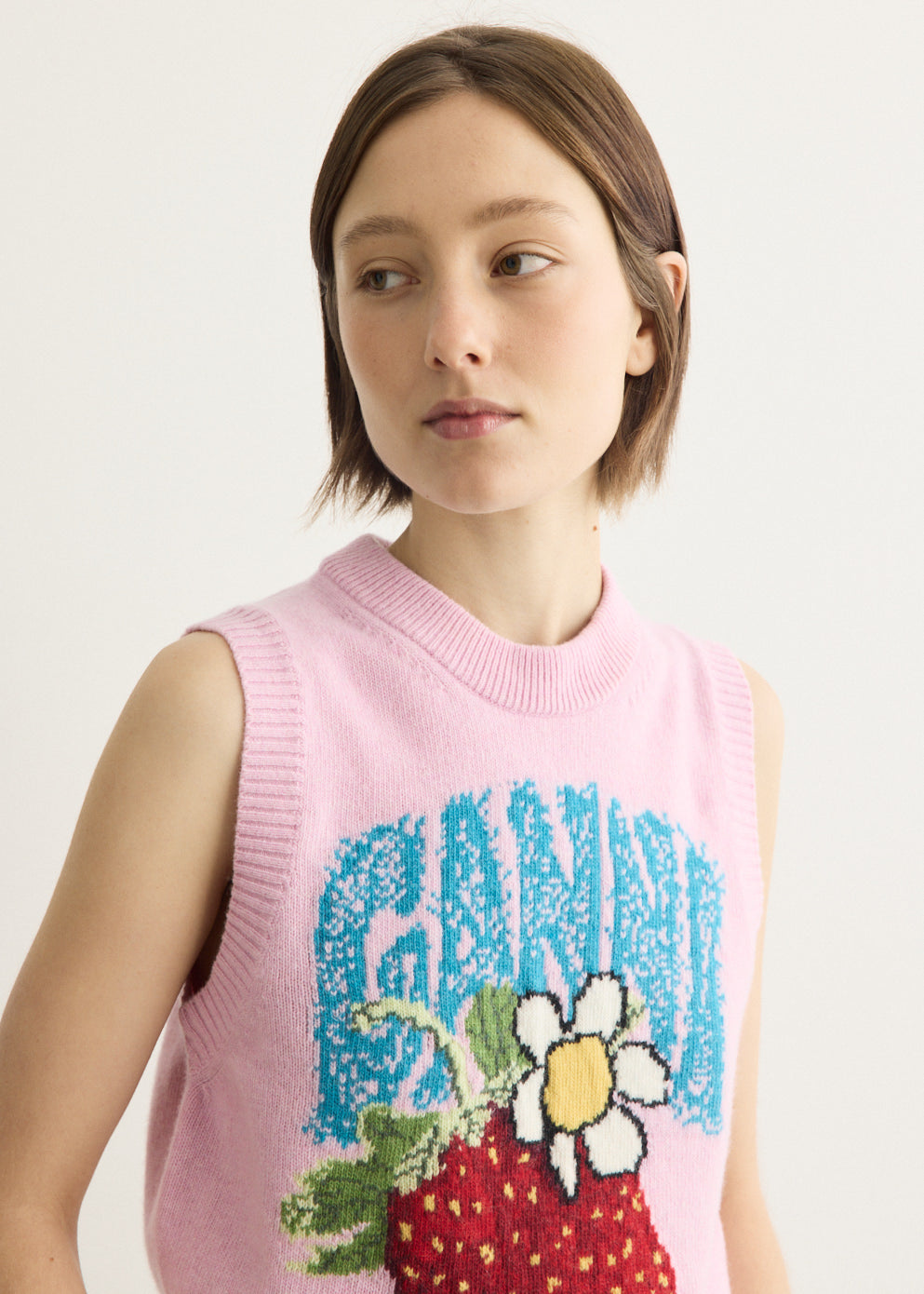 Graphic Wool Vest